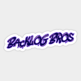 Backlog bros Sticker